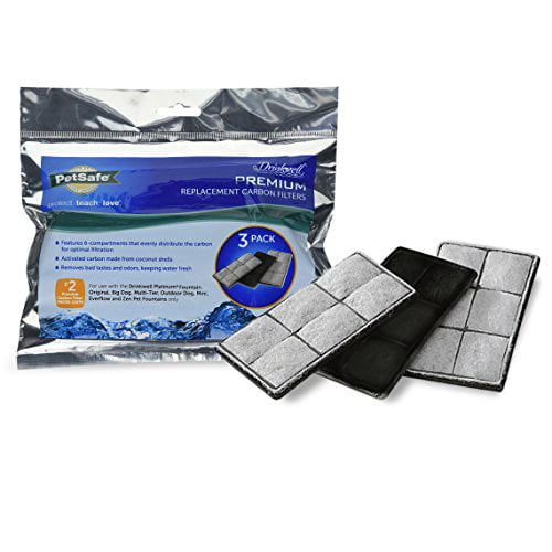 Details about  / Pet Standard Premium Charcoal Filters For Petsafe Drinkwell 360 Fountains Pack